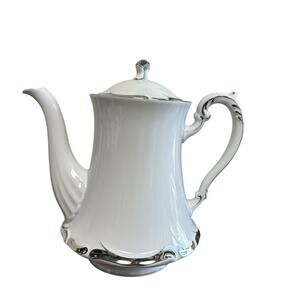 Vintage 1960s Harmony House Starlight Fine China Coffee Pot/Lid